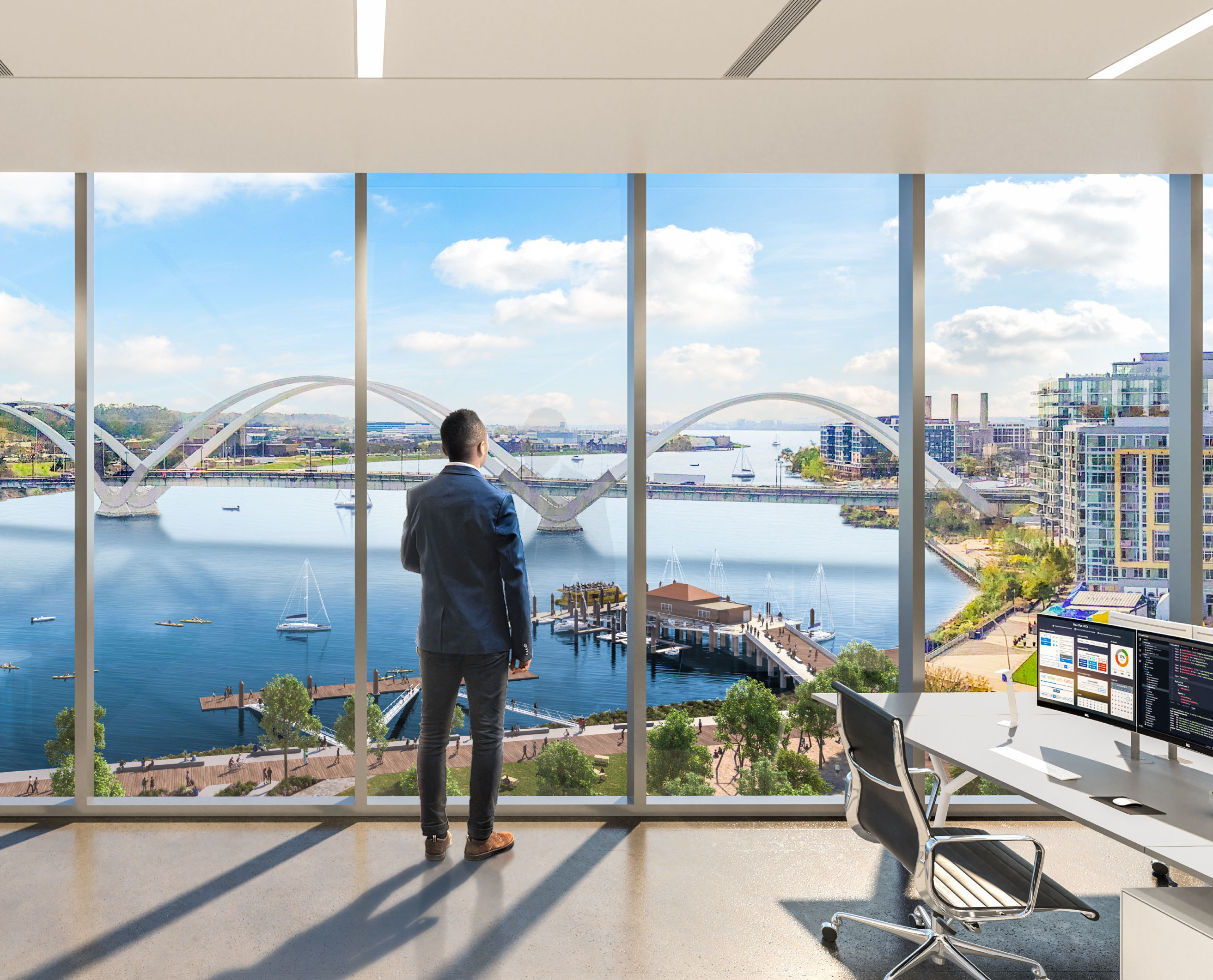 Apartment overlooking the potomac river - tablet